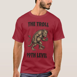 Der Apex-Provozierer: Level 99 Internet-Troll T-Shirt