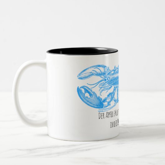 Der Apfel / Deutsche Tasse (Links)