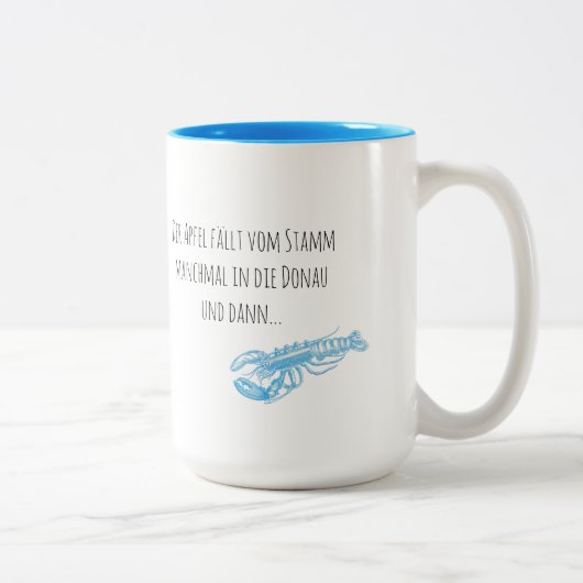 Der Apfel / Deutsche Tasse (Rechts)