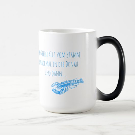 Der Apfel / Deutsche Tasse (Rechts)