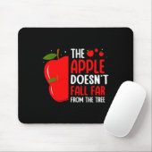 Der Apfel fällt nicht weit vom Baumapfel-Bild Mousepad (Mit Mouse)