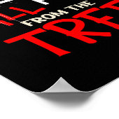 Der Apfel fällt nicht weit vom Baumapfel-Bild Poster (Ecke)