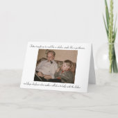 Der Apfel fällt nicht weit vom Stamm Karte (Vorderseite)