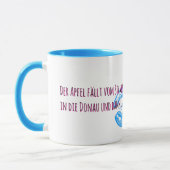 Der Apfel / German Mug Tasse (Links)