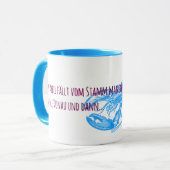 Der Apfel / German Mug Tasse (Vorderseite Links)