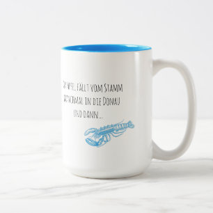 Der Apfel / German Mug Zweifarbige Tasse