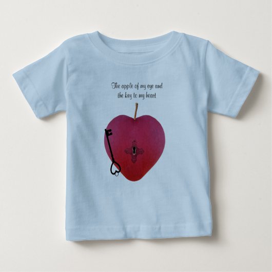 Der Apfel meines Auges und der Schlüssel zu meinem Baby T-shirt (Vorderseite)