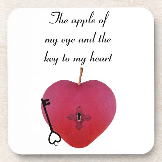 Der Apfel meines Auges und der Schlüssel zu meinem Getränkeuntersetzer (Vorderseite)