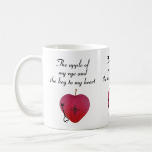 Der Apfel meines Auges und der Schlüssel zu meinem Kaffeetasse