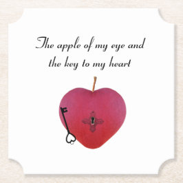 Der Apfel meines Auges und der Schlüssel zu meinem Untersetzer