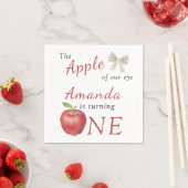 Der Apfel unserer Augen Kindergeburtstag Party Serviette (Beispiel)