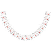 Der Apfel unserer Augen Kindergeburtstag Party Wimpelkette (Alle)