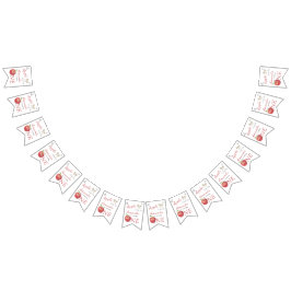 Der Apfel unserer Augen Kindergeburtstag Party Wimpelkette