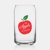 Der Apfel unserer Augenbabydusche Dosenglas (Vorderseite)