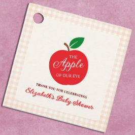 Der Apfel unserer Augenbabydusche Geschenkanhänger