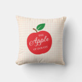 Der Apfel unserer Augenbabydusche Kissen (Vorderseite)