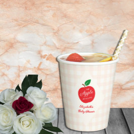 Der Apfel unserer Augenbabydusche Pappbecher