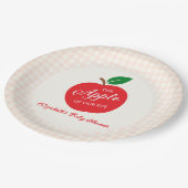 Der Apfel unserer Augenbabydusche Pappteller (Schrägansicht)