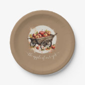 Der Apfel unserer Augenbabydusche Pappteller (Vorderseite)