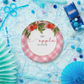 Der Apfel unserer Augenbabydusche Pappteller (Party)