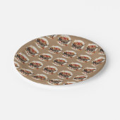 Der Apfel unserer Augenbabydusche Pappteller (Schrägansicht)