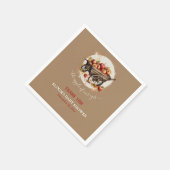 Der Apfel unserer Augenbabydusche Serviette (Ecke)