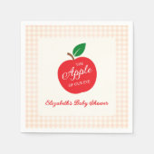 Der Apfel unserer Augenbabydusche Serviette (Vorderseite)