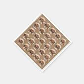 Der Apfel unserer Augenbabydusche Serviette (Ecke)