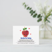 Der Apfel unserer Augenbücher für das Baby Begleitkarte (Stehend Vorderseite)