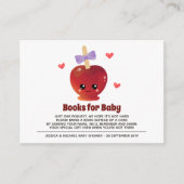 Der Apfel unserer Augenbücher für die Babyverpacku Begleitkarte (Vorderseite)