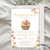 Der Apfel unserer Augenkorb fallen Baby Dusche Einladung