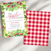 Der Apfel unserer Baby-Dusche aus dem Auge Ernteda Einladung