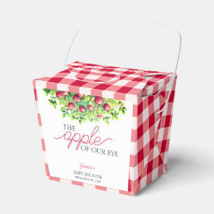 Der Apfel unserer Baby-Dusche aus dem Auge Ernteda Geschenkschachtel