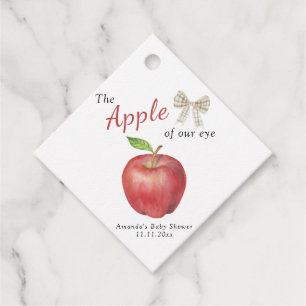 Der Apfel unserer Baby-Dusche Geschenkanhänger
