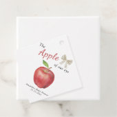 Der Apfel unserer Baby-Dusche Geschenkanhänger (Beispiel)