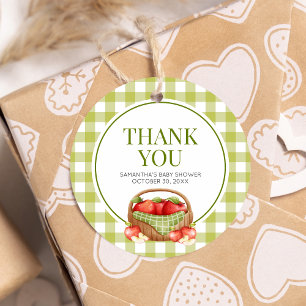 Der Apfel unserer Babydusche Geschenkanhänger