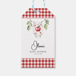 Der Apfel unserer Babydusche Geschenkanhänger