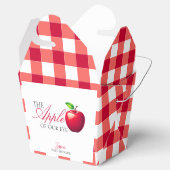 Der Apfel unserer Babydusche im Augenfall Geschenkschachtel (Geöffnet)