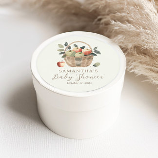 Der Apfel unserer Babydusche ist für Aufkleber