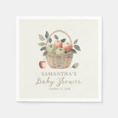 Der Apfel unserer Babydusche Serviette (Vorderseite)