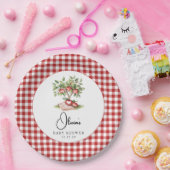 Der Apfel unserer Babyduschplatte Pappteller (Party)