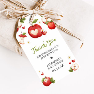 Der Apfel unserer Eye Baby Dusche Liebesmarken Geschenkanhänger