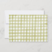 Der Apfel unserer Herbst-Herbstdusche Dankeskarte (Rückseite)