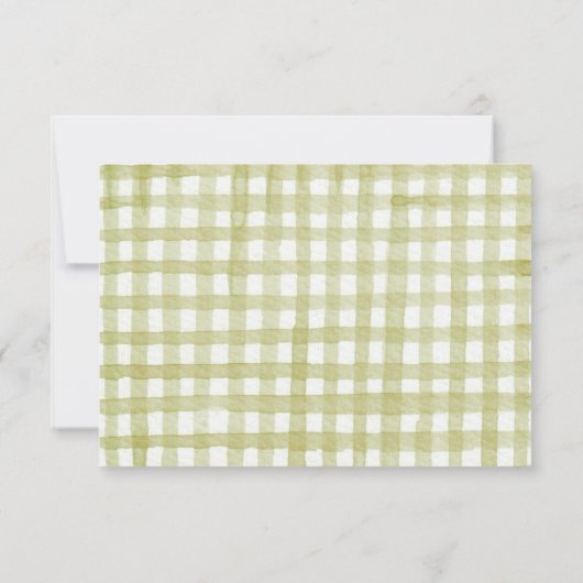 Der Apfel unserer Herbst-Herbstdusche Dankeskarte (Rückseite)