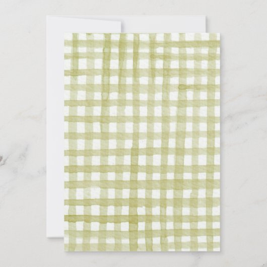 Der Apfel unserer Herbst-Herbstdusche Einladung (Rückseite)