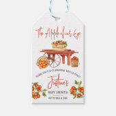 Der Apfel unseres Auges! Apple Baby Duwer Gevor Geschenkanhänger (Vorderseite)