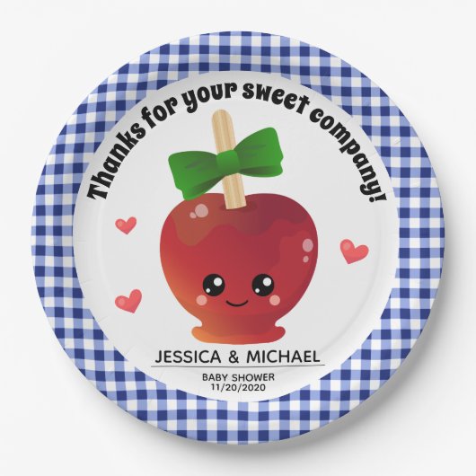 Der Apfel unseres Auges Pappteller (Vorderseite)