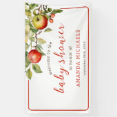 Der Apfel unseres Baby-Duschbanners Banner (Vertikal)