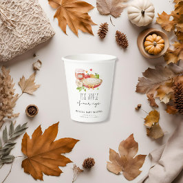 Der Apfel unseres Baby-Duschpapier-Cup Pappbecher