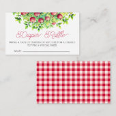 Der Apfel unseres Erntedank-Windelwindels Begleitkarte (Vorne/Hinten)